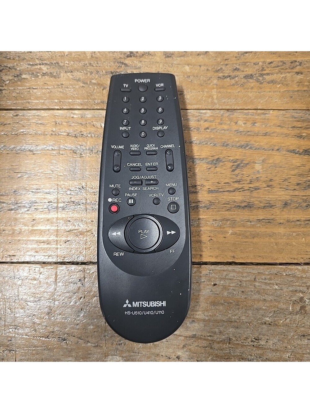 Mitsubishi 939P588010 HS-U510/U410/U110 Remote control for VCR VHS Tested Oem